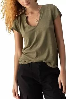 Футболка Sanctuary The New Girl Tee, цвет Burnt Olive