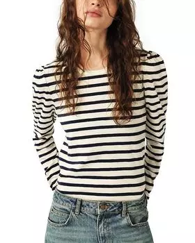 Футболка Sango ba&sh, слоновая кость/кремовый