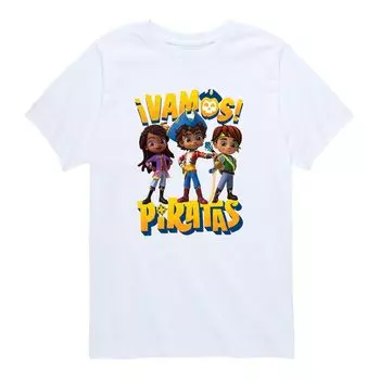 Футболка Santiago Of The Seas Vamos для мальчиков 8–20 лет с рисунком Licensed Character
