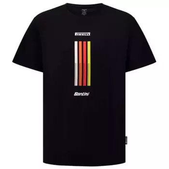 Футболка Santini Pirelli Tape, черный