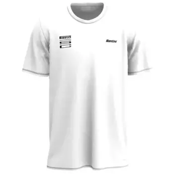 Футболка Santini Pirelli Wheel, белый