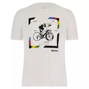 Футболка Santini UCI Road, белый