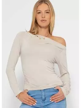 Футболка SASSYCLASSY, бежевый