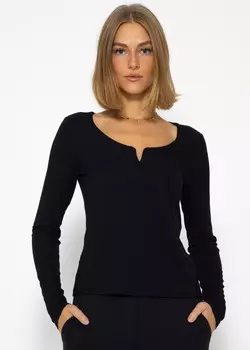 Футболка SASSYCLASSY Langarms, черный