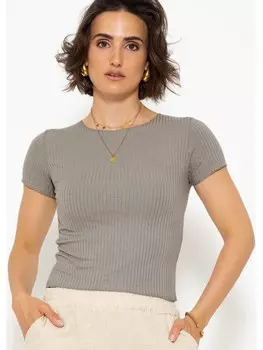 Футболка SASSYCLASSY, серо-коричневый