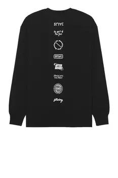 Футболка SATURDAYS NYC Collage Stack, черный