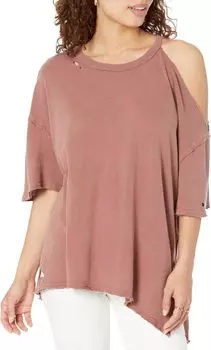 Футболка Сатурн Free People, цвет Burnt Henna