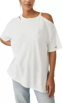 Футболка Сатурн Free People, цвет Tofu