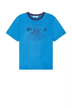 Футболка Сатурн Wales Bonner, синий