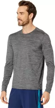 Футболка Saucony Boulder Base Layer, цвет Black Heather