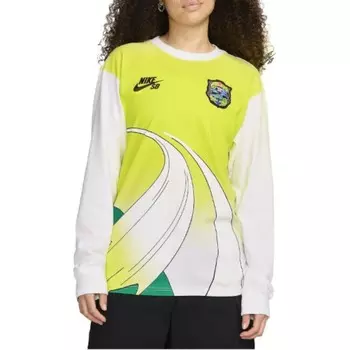 Футболка SB унисекс белая Nike, белый