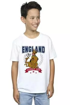 Футболка сборной Англии по футболу Scooby Doo, белый