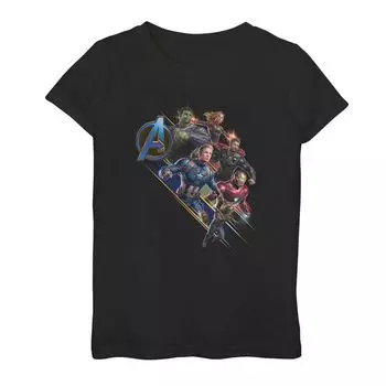 Футболка сборной команды Marvel Avengers Endgame для девочек 7–16 лет Licensed Character