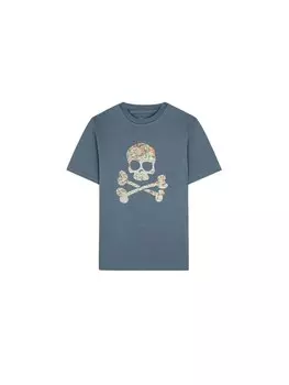 Футболка Scalpers, дымчатый синий