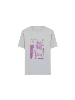 Футболка Scalpers, пестрый серый