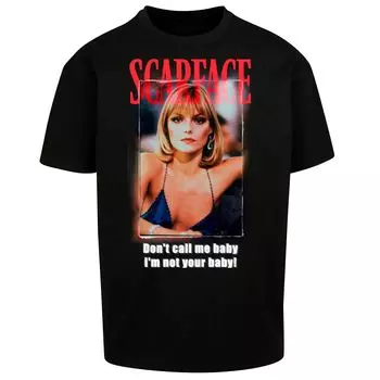 Футболка Scarface Don't call me baby Heavy Oversize T-Shirt Mister Tee, цвет Schwarz