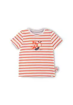 Футболка счастливая божья коровка для детей Sigikid, мультиколор