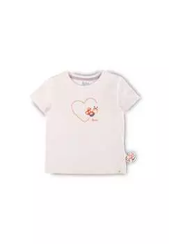 Футболка счастливая божья коровка для детей Sigikid, розовый