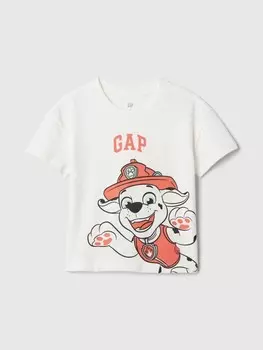Футболка «щенячий патруль» Gap, белый