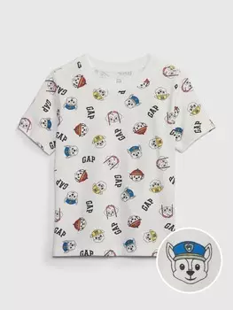 Футболка «щенячий патруль» Gap, белый