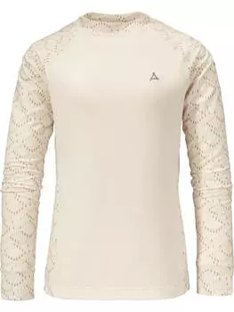 Футболка Schffel T-Shirt Longsleeve Kasos L, цвет whisper white