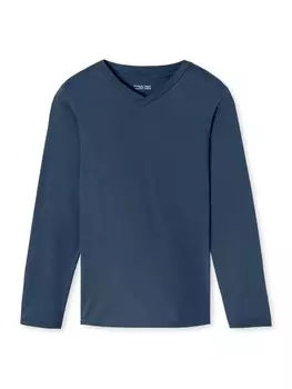 Футболка Schiesser Pyjamaoberteil Mix + Relax, синий