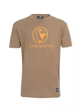 Футболка SCHIETWETTER Lou Basic, цвет olive/orange
