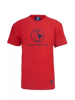 Футболка SCHIETWETTER Lou Basic, цвет rot-navy