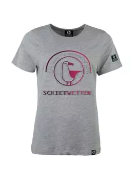 Футболка SCHIETWETTER Mara 3D Print, цвет greymelange
