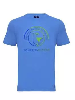 Футболка SCHIETWETTER T-Shirt Dirk, Rundhals, Shirt,, цвет blaugrau
