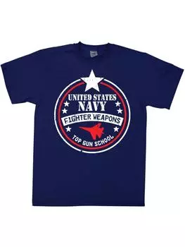 Футболка School Vintage T-Shirt TOP GUN, синий