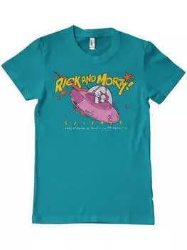 Футболка Science T-Shirt Rick and Morty, синий
