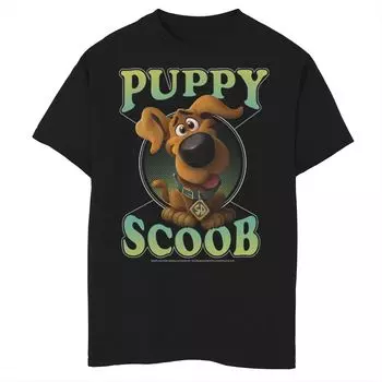 Футболка Scoob 2020 Little Scooby с графическим рисунком для мальчиков 8–20 лет Licensed Character, черный