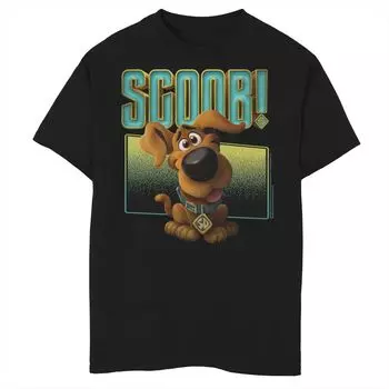 Футболка Scoob 2020 Puppers для мальчиков 8–20 лет с графическим рисунком и плакатом Licensed Character, черный