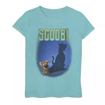 Футболка Scoob An Shadow Silhouette с графическим рисунком для девочек 7–16 лет Licensed Character