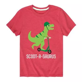 Футболка Scoot A Saurus для мальчиков 8–20 лет Licensed Character, красный