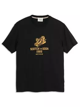 Футболка Scotch & Soda, черный
