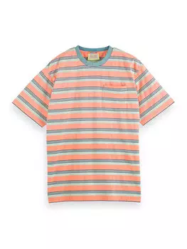 Футболка Scotch & Soda, цвет apricot/mint