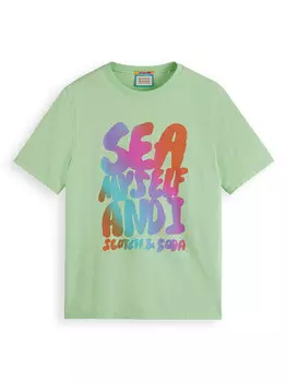 Футболка Scotch & Soda, светло-зеленый