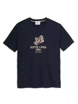 Футболка Scotch & Soda, темно-синий