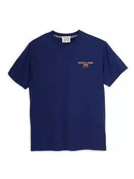 Футболка Scotch & Soda, темно-синий