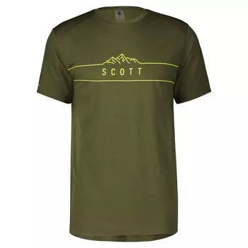Футболка Scott Defined Merino, зеленый