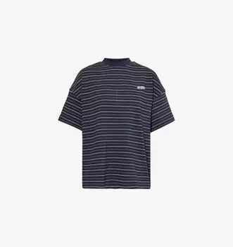 Футболка Scott из хлопкового джерси с полосатым принтом Sisters & Seekers, синий