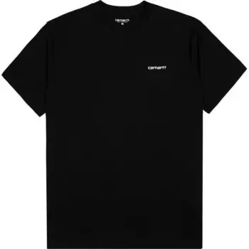 Футболка Script Embroidery Carhartt WIP, черно-белый