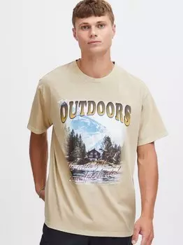 Футболка сдхамуд Solid, бежевый