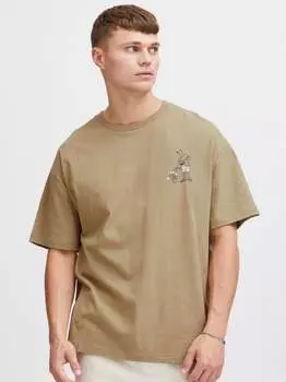 Футболка сдигор Solid, бежевый