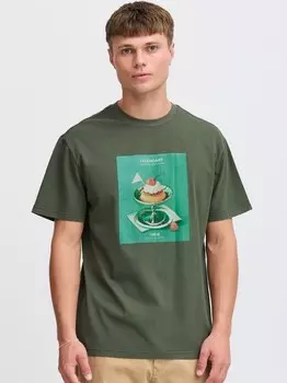 Футболка сднонг Solid, зеленый