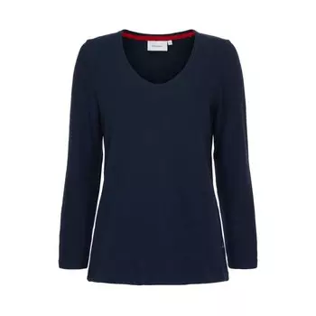 Футболка Sea Ranch Agatha Long Sleeve V Neck, синий