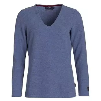 Футболка Sea Ranch Agnes Long Sleeve V Neck, синий
