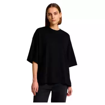 Футболка Selected Colwoman Oversized 3/4 sleeve, черный